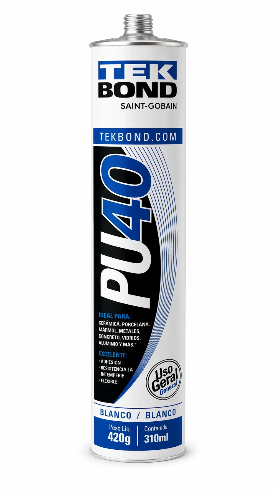 Pega pu40 tek bond blanca
